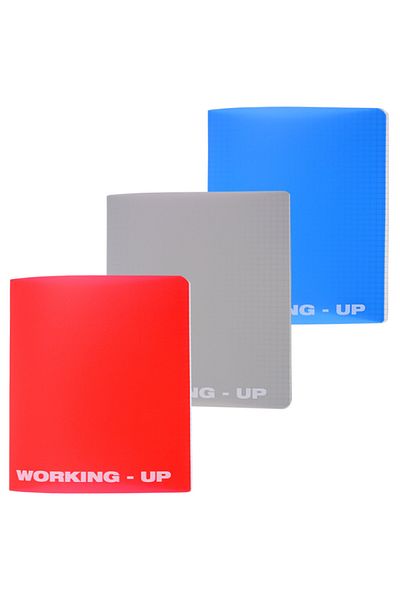 PIGNA , Notebook A5 48 Pages, Arithmetic Ruling, Blue PP Cover, Stapled Binding