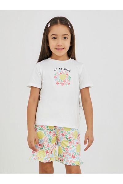 Styli Graphic Print Short Sleeve T-Shirt and Shorts Pyjama Set