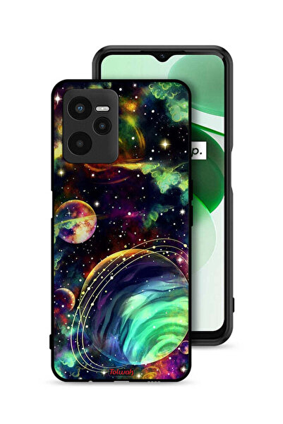 Tolwak Realme C35 Protective Case Cover Planets