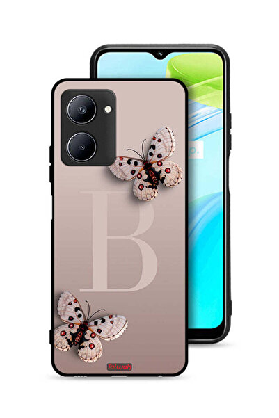 Tolwak Realme C33 Protective Case Cover B Butterflies