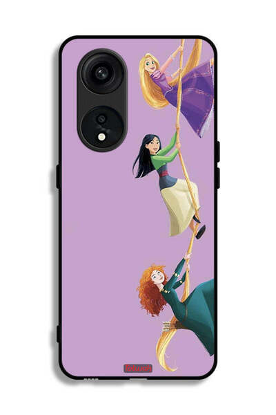 Tolwak غطاء حماية لهاتف Oppo Reno 8T 5G برسومات تسلق الفتيات