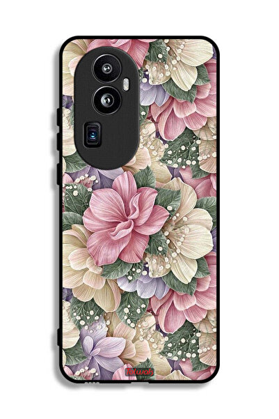Tolwak غطاء حماية عالي الجودة لهاتف Oppo Reno10 Pro Plus بتصميم زهور