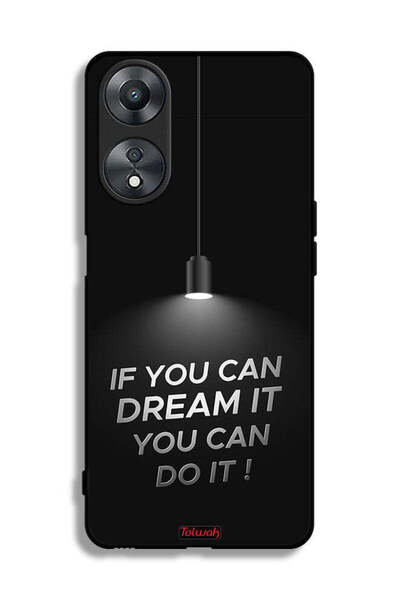 Tolwak غطاء حماية لهاتف Oppo A58 5G إذا كنت تستطيع أن تحلم به، يمكنك تحقيقه