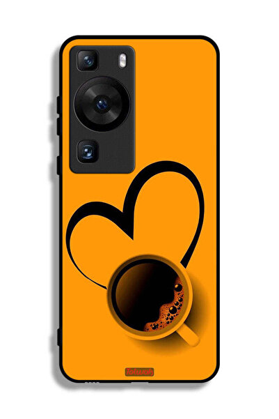 Tolwak غطاء حماية لهاتف Huawei P60 Pro بتصميم فنجان قهوة