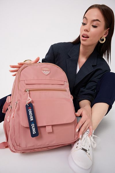 Forever Young Satin Fabric Waterproof Quality Backpack