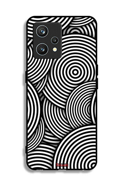 Tolwak غطاء حماية لهاتف Realme 9 Pro Plus بنمط دوائر وهمية