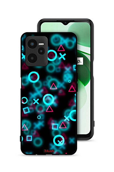 Tolwak Realme C35 Protective Case Cover Squid Game Icons Small