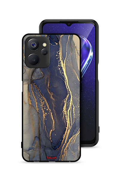 Tolwak غطاء حماية لهاتف Realme 9i 5G بنمط رخامي لامع