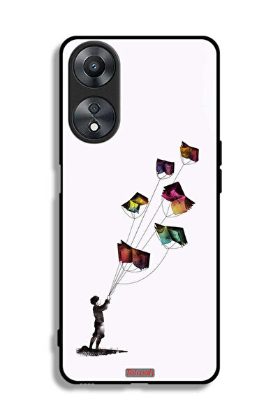 Tolwak غطاء حماية لهاتف Oppo A58 5G مطبوع عليه عبارة "Kites Of Book"