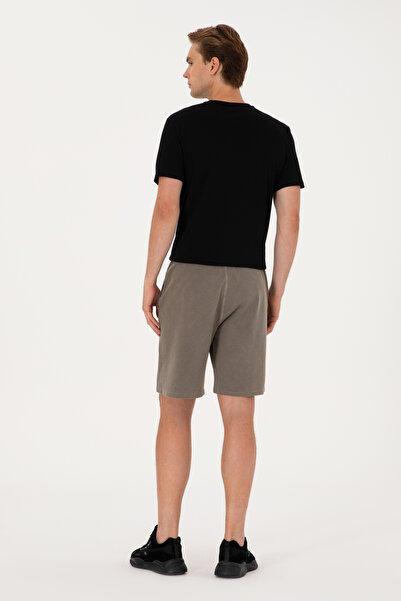 U.S. Polo Assn. Erkek Vizon Örme Şort 50298037-VR052