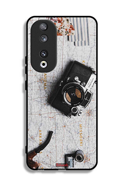 Tolwak غطاء حماية لهاتف Honor 90 بكاميرا كلاسيكية