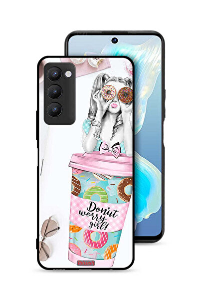 Tolwak غطاء حماية لهاتف تكنو كامون 18 - فتاة القلق دونات