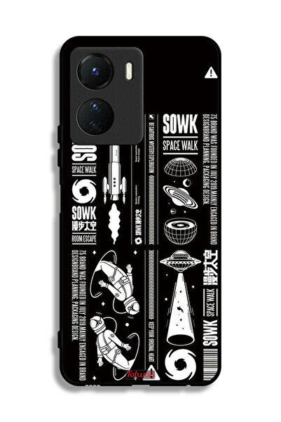 Tolwak غطاء حماية Vivo Y16 بملصق Sowk Space Walk