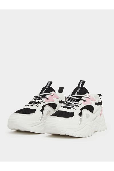 Styli Chunky Sole Lace Up Sneakers