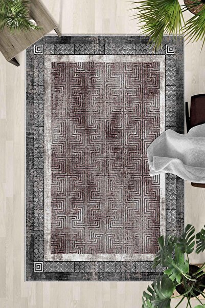 Monnhein سجادة قابلة للغسل بقاعدة مضادة للانزلاق – سجادة طباعة رقمية حديثة لل...