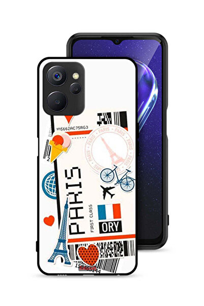 Tolwak غطاء حماية لهاتف Realme 9i 5G، ملصق باريس