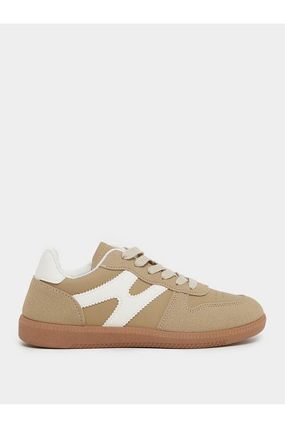 Styli Panelled Lace Up Sneakers
