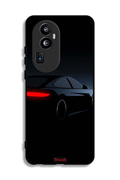 Tolwak غطاء حماية لهاتف Oppo Reno10 Pro (الصين) - لون السيارة الداكنة