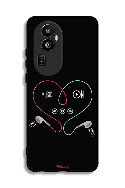 Tolwak غطاء حماية لهاتف Oppo Reno10 Pro Plus مع تشغيل الموسيقى