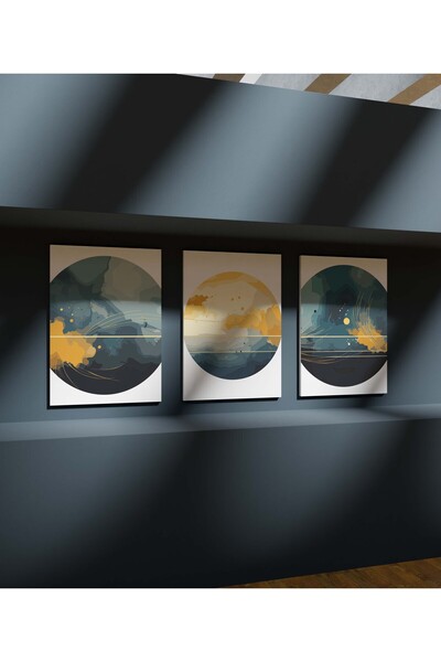 wudie Tablou de perete Tablouri de bucătărie cu aspect de cadru Tablou din 3 ...