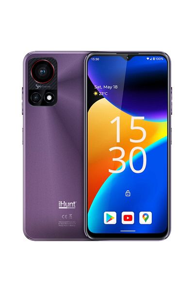 iHunt S24 Xtreme, Dual SIM, 256GB, 6.6-inch HD+, 14GB RAM, 4G, Deep Purple