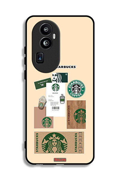 Tolwak غطاء حماية لهاتف Oppo Reno10 Pro Plus بملصق قهوة