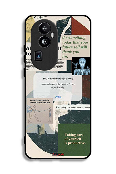 Tolwak غطاء حماية لهاتف Oppo Reno10 Pro Plus اسمح لنفسك بالنمو