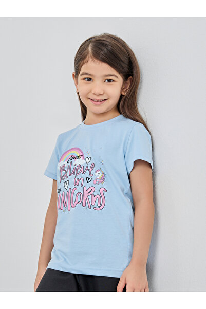 Styli تي شيرت بطبعة جرافيكية ورقبة دائرية