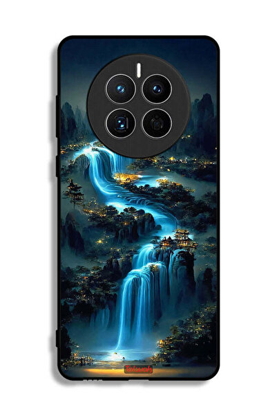 Tolwak غطاء حماية لهاتف هواوي ميت 50E بتصميم شلال فني