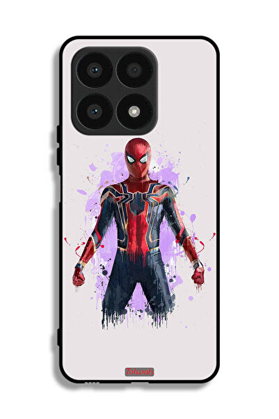 Tolwak غطاء حماية لهاتف Honor X8a بتصميم العنكبوت الحديدي