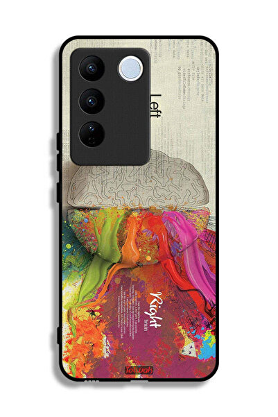 Tolwak غطاء حماية Vivo V27 Pro بتصميم تجريدي لعلم الدماغ