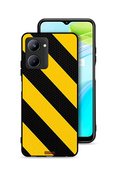 Tolwak Realme C33 Protective Case Cover Dotted Pattern