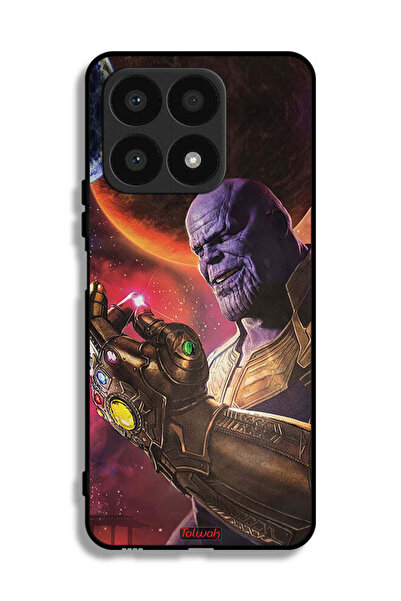 Tolwak غطاء حماية لهاتف Honor X8a بتصميم ثانوس