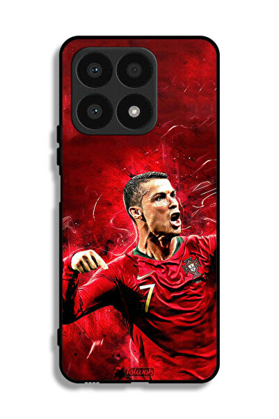Tolwak غطاء حماية لهاتف Honor X8a كريستيانو رونالدو