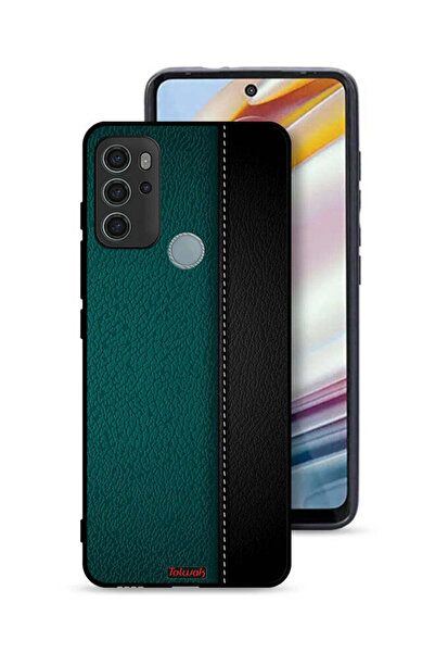 Tolwak غطاء حماية جلدي بنمط لهاتف موتورولا موتو جي 60 إس