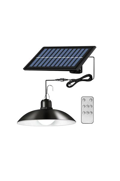 stuffix Suspended Solar Lamp, 400 lm, 2.5m cable, remote included, black