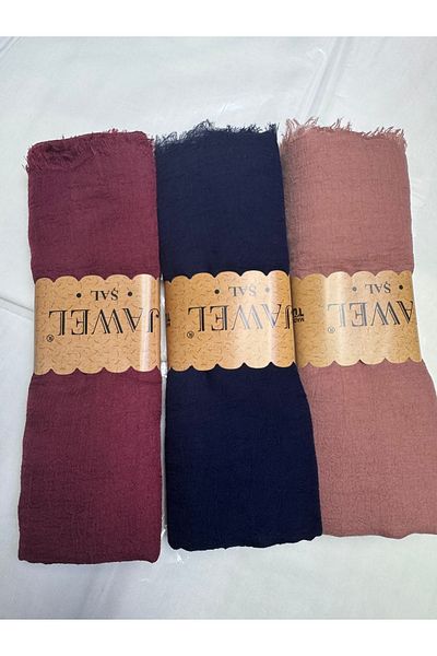 JAWEL ŞAL Jawel Comfort Shawl Campaign 3 Pieces
