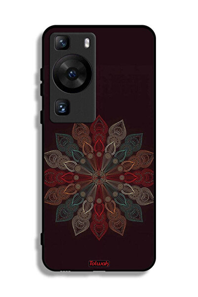 Tolwak غطاء حماية لهاتف هواوي بي 60 بتصميم زهرة ماندالا