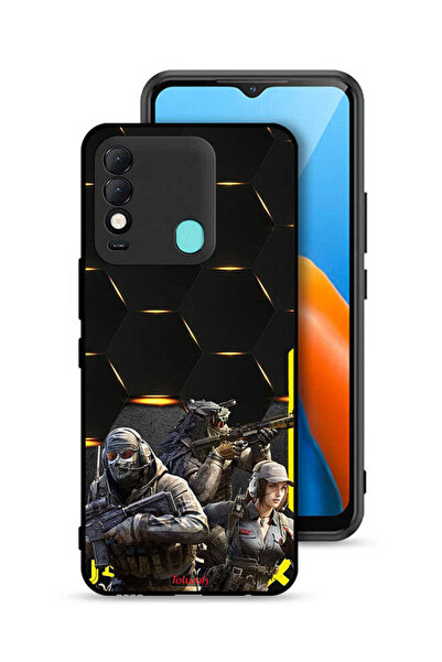 Tolwak غطاء حماية لهاتف Tecno Spark 8 بخلفية Cyberpunk