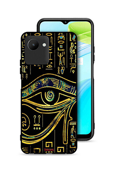 Tolwak غطاء حماية لهاتف Realme C30s مع رسمة عين