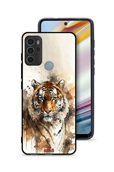 Tolwak غطاء حماية موتورولا موتو جي 60 إس بتصميم فن تجريدي من جلد الفهد