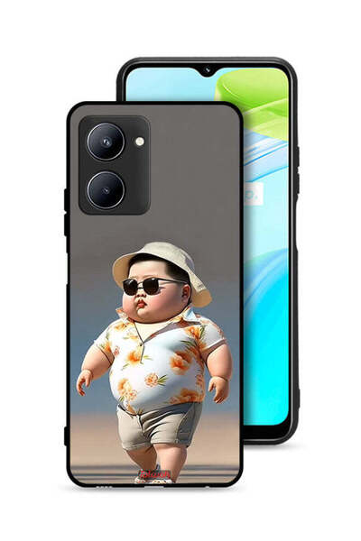 Tolwak غطاء حماية Realme C33 بتصميم أنيق وجذاب لطفل صغير