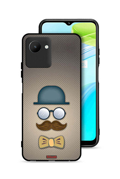 Tolwak غطاء حماية Realme C30s برسومات رأس الرجل