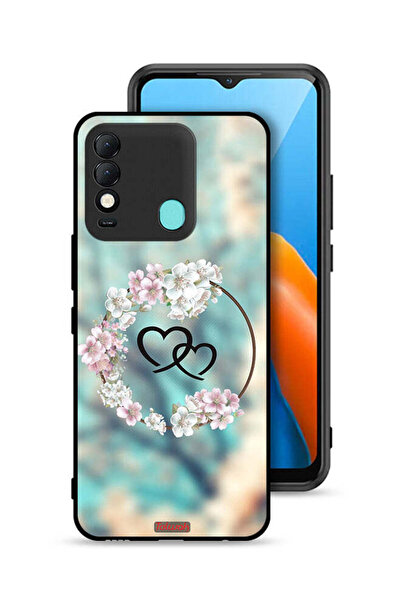 Tolwak غطاء حماية لهاتف تكنو سبارك 8 بتصميم قلوب في خاتم