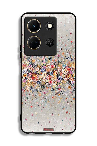 Tolwak Infinix Note 30 Protective Case Cover Small Flowers Abstract Art