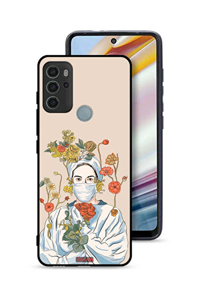 Tolwak غطاء حماية موتورولا موتو جي 60 إس بتصميم ممرضة