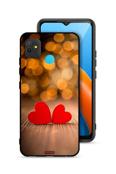Tolwak Tecno Pop 5 Protective Case Cover Two Beautiful Hearts