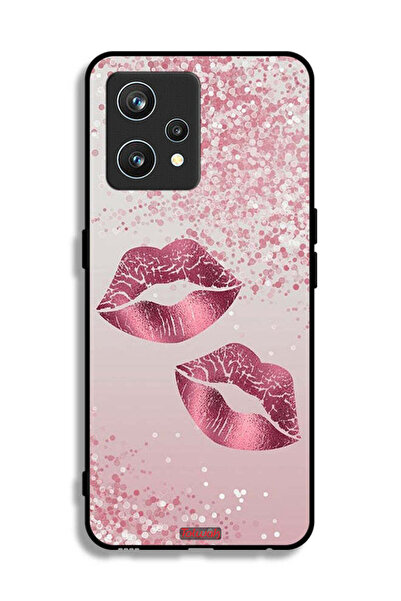 Tolwak غطاء حماية لهاتف Realme 9 Pro Plus برسومات شفاه لامعة