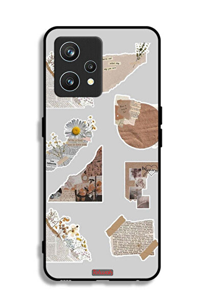 Tolwak غطاء حماية لهاتف Realme 9 Pro Plus مصنوع من قطع من الملصقات الورقية