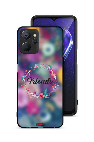 Tolwak غطاء حماية لهاتف Realme 9i 5G، رسمة خاتم أصدقاء الزهور